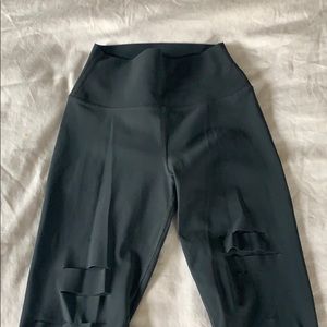 Alo ripped warrior legging Grey XS
